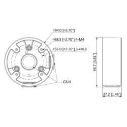 UCHWYT KAMERY STG-PFA13A-E(BLACK) STG