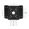 UCHWYT NAROŻNIKOWY KAMERY STG-PFA151(BLACK) STG
