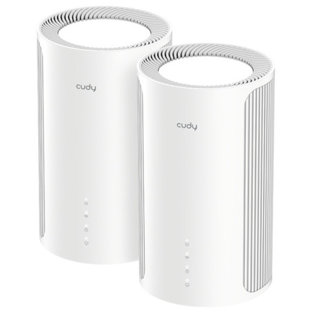 DOMOWY SYSTEM WI-FI MESH M11000(2-PACK) Wi-Fi 7 2.4GHz, 5GHz, 6GHz 688Mb/s + 4324Mb/s + 5765Mb/s CUDY