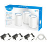 DOMOWY SYSTEM WI-FI MESH M1200(3-PACK) 2.4 GHz, 5 GHz, 300 Mb/s + 867 Mb/s CUDY