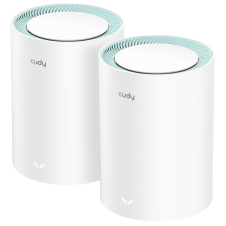 DOMOWY SYSTEM WI-FI MESH M1300(2-PACK) 2.4 GHz, 5 GHz, 300 Mb/s + 867 Mb/s CUDY