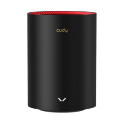 DOMOWY SYSTEM WI-FI MESH M3000(1-PACK)-BLACK Wi-Fi 6 2.4 GHz, 5 GHz, 574 Mb/s + 2402 Mb/s CUDY