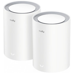 DOMOWY SYSTEM WI-FI MESH M3000(2-PACK) V2.0 Wi-Fi 6 2.4 GHz, 5 GHz, 574 Mb/s + 2402 Mb/s CUDY