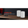 DOMOWY SYSTEM WI-FI MESH M3000(2-PACK) V2.0 Wi-Fi 6 2.4 GHz, 5 GHz, 574 Mb/s + 2402 Mb/s CUDY