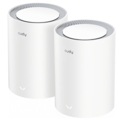 DOMOWY SYSTEM WI-FI MESH M3000(2-PACK) Wi-Fi 6 2.4 GHz, 5 GHz, 574 Mb/s + 2402 Mb/s CUDY