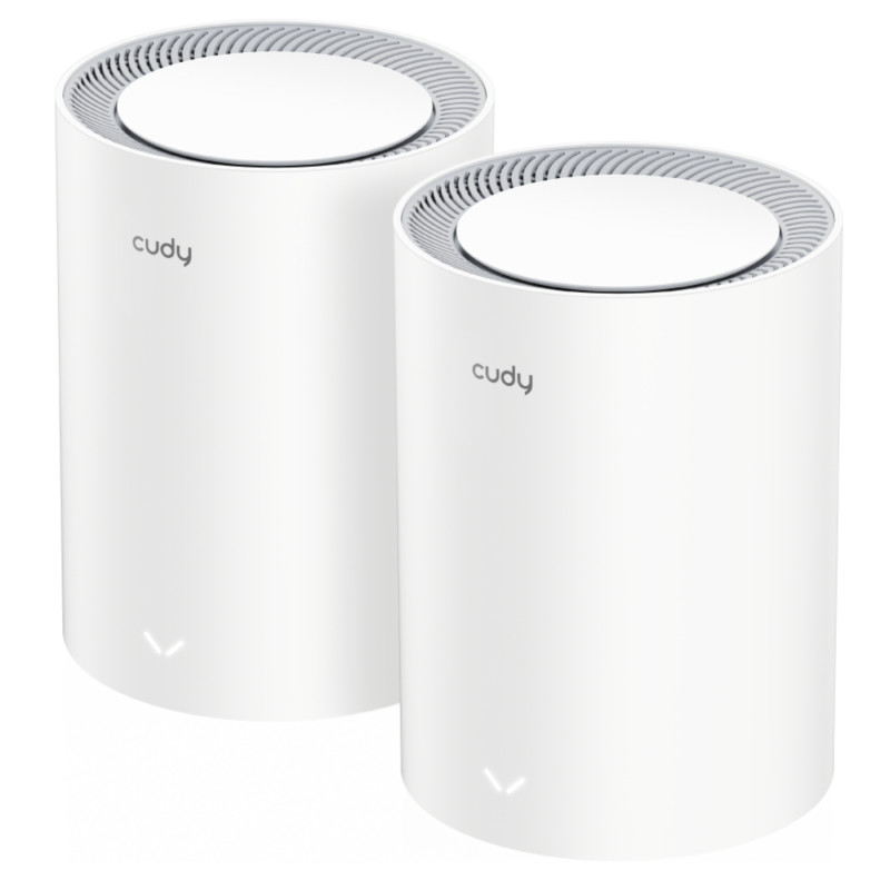 DOMOWY SYSTEM WI-FI MESH M3000(2-PACK) Wi-Fi 6 2.4 GHz, 5 GHz, 574 Mb/s + 2402 Mb/s CUDY