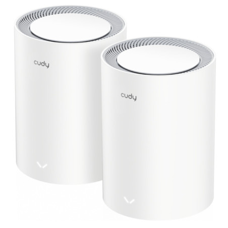 DOMOWY SYSTEM WI-FI MESH M3000(2-PACK) Wi-Fi 6 2.4 GHz, 5 GHz, 574 Mb/s + 2402 Mb/s CUDY