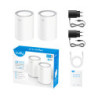 DOMOWY SYSTEM WI-FI MESH M3000(2-PACK) Wi-Fi 6 2.4 GHz, 5 GHz, 574 Mb/s + 2402 Mb/s CUDY