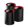 DOMOWY SYSTEM WI-FI MESH M3000(3-PACK)-BLACK Wi-Fi 6 2.4GHz, 5GHz, 574Mb/s + 2402Mb/s CUDY