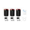 DOMOWY SYSTEM WI-FI MESH M3000(3-PACK)-BLACK Wi-Fi 6 2.4GHz, 5GHz, 574Mb/s + 2402Mb/s CUDY