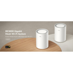 DOMOWY SYSTEM WI-FI MESH M3600(1-PACK) Wi-Fi 7 2.4GHz, 5GHz, 688Mb/s + 2880Mb/s CUDY