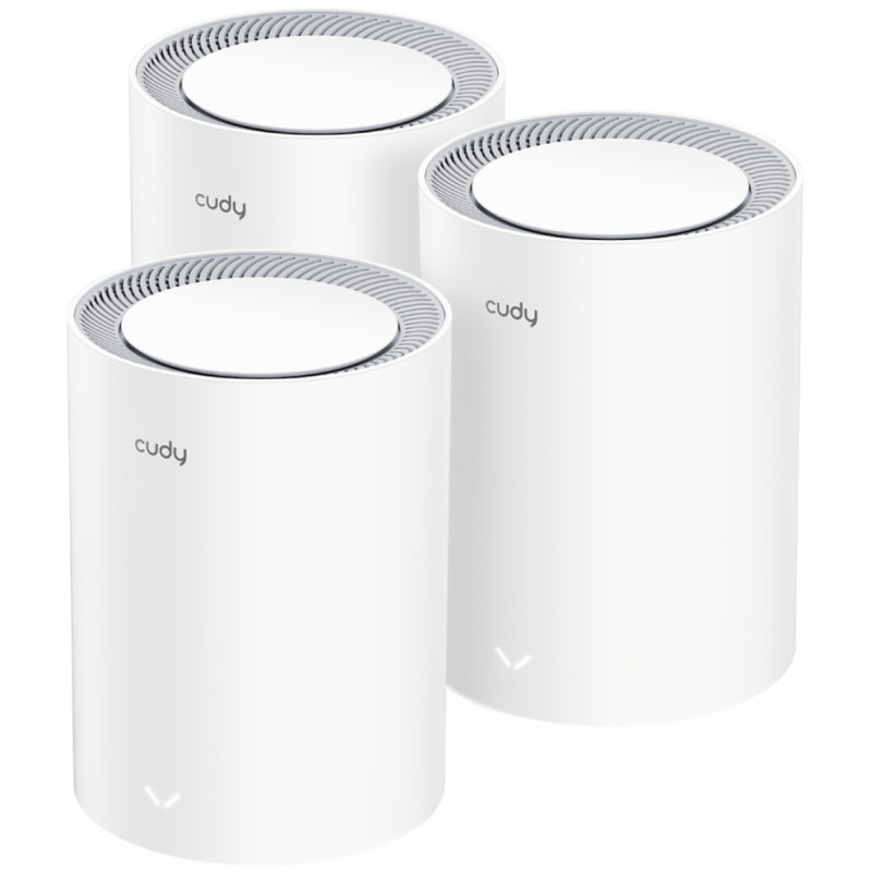 DOMOWY SYSTEM WI-FI MESH M3600(3-PACK) Wi-Fi 7 2.4GHz, 5GHz, 688Mb/s + 2880Mb/s CUDY