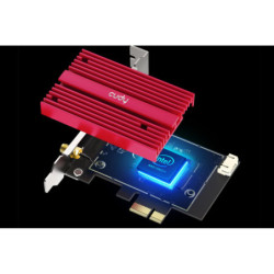 KARTA SIECIOWA WI-FI 6E PCIE WE3000S 2.4GHz, 5GHz, 6GHz 574Mb/s + 2402Mb/s Wi-Fi 6E CUDY