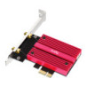 KARTA SIECIOWA WI-FI 6E PCIE WE4000 Bluetooth 5.3 2.4 GHz, 5 GHz, 6 GHz 574 Mb/s + 2402 Mb/s + 2402 Mb/s CUDY
