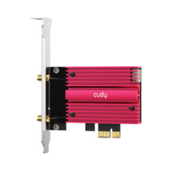 KARTA SIECIOWA WI-FI 7 PCIE WE9300S 2.4GHz, 5GHz, 6GHz 688Mb/s + 2882Mb/s + 5760Mb/s Wi-Fi 7 CUDY