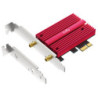 KARTA SIECIOWA WI-FI 7 PCIE WE9300S 2.4GHz, 5GHz, 6GHz 688Mb/s + 2882Mb/s + 5760Mb/s Wi-Fi 7 CUDY
