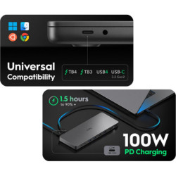 PODWÓJNA STACJA DOKUJĄCA CS700 2 X 4K UHD CUDY