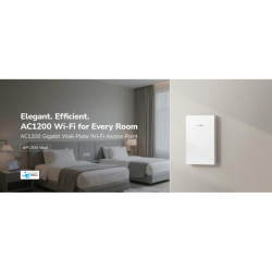 PUNKT DOSTĘPOWY AP1300 WALL Wi-Fi 5 2.4GHz 5GHz 300Mb/s + 867Mb/s CUDY