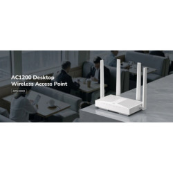 PUNKT DOSTĘPOWY AP1300D Wi-Fi 5 2.4GHz, 5GHz 300Mb/s + 867Mb/s CUDY