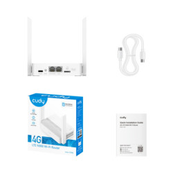 ROUTER 4G LTE LT300 2.4 GHz, 300 Mb/s CUDY