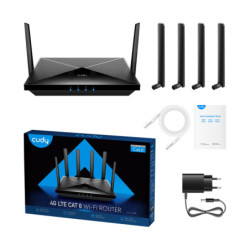 ROUTER 4G LTE LT700 2.4 GHz, 5 GHz LTE Cat. 6 300 Mb/s + 867 Mb/s CUDY