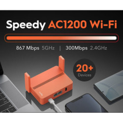 ROUTER VPN TR1200 Wi-Fi 2.4 GHz, 5 GHz CUDY
