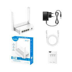 ROUTER Wi-Fi WR1200E 2.4 GHz, 5 GHz CUDY
