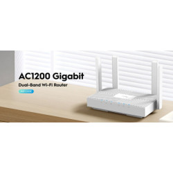 ROUTER WR1300E Wi-Fi 5, 2.4 GHz, 5 GHz 300 Mb/s + 867 Mb/s CUDY
