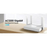 ROUTER WR1300E Wi-Fi 5, 2.4 GHz, 5 GHz 300 Mb/s + 867 Mb/s CUDY
