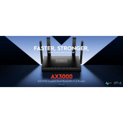 ROUTER WR3000 Wi-Fi 6 2.4 GHz, 5 GHz CUDY