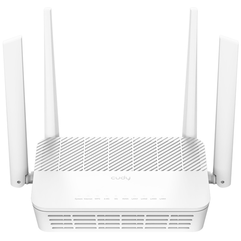 ROUTER WR3000P Wi-Fi 6 2.4GHz, 5GHz 574Mb/s + 2402Mb/s CUDY