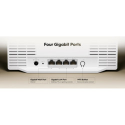 ROUTER WR3600E Wi-Fi 7 2.4 GHz, 5 GHz CUDY