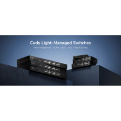 SWITCH   GS1024E 24-PORTOWY CUDY