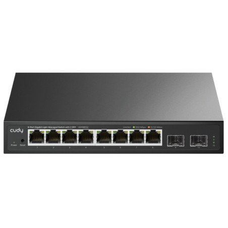 SWITCH   GS108ES2 8-PORTOWY + 2X SFP CUDY