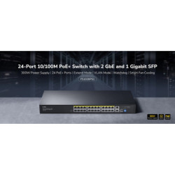 SWITCH POE FS1026PS1 24-PORTOWY SFP CUDY