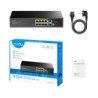SWITCH POE GS1010PE 8-PORTOWY CUDY