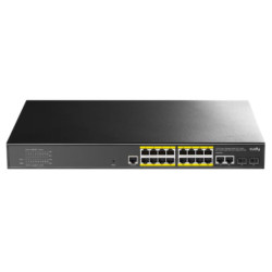 SWITCH POE GS2018PS2-200W 16-PORTOWY SFP CUDY