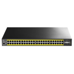 SWITCH POE GS2048PS4-720W 48-PORTOWY SFP+ CUDY