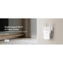 UNIWERSALNY WZMACNIACZ SIECI BEZPRZEWODOWEJ RE1500 Wi-Fi 6 2.4GHz, 5GHz CUDY
