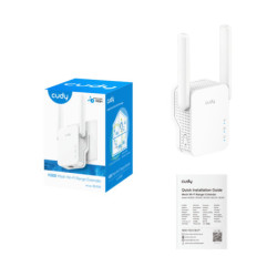 UNIWERSALNY WZMACNIACZ SIECI BEZPRZEWODOWEJ RE300 Wi-Fi 4 2.4GHz CUDY