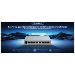 SWITCH   RG-ES208GC-V2 8-PORTOWY REYEE