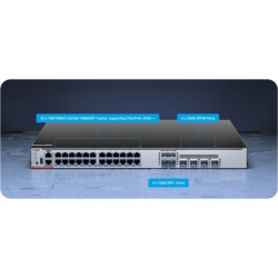 SWITCH POE RG-CS86-24XMG4XS4VS-UPD 24-PORTOWY + 4X SFP+ + 4X SFP28 RUIJIE