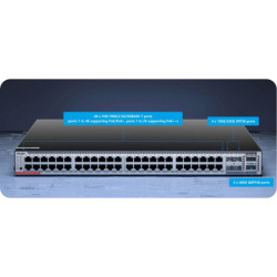 SWITCH POE RG-CS86-48MG4VS2QXS-UPD 48-PORTOWY + 4X SFP28 + 2X QSFP+ RUIJIE