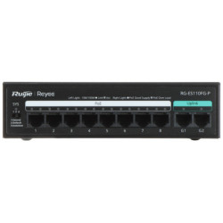 SWITCH POE RG-ES110FG-P 8-PORTOWY + 2X UPLINK REYEE