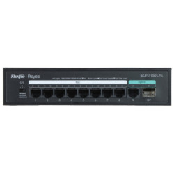 SWITCH POE RG-ES110GS-P-L 8-PORTOWY + 1X UPLINK + 1X SFP REYEE