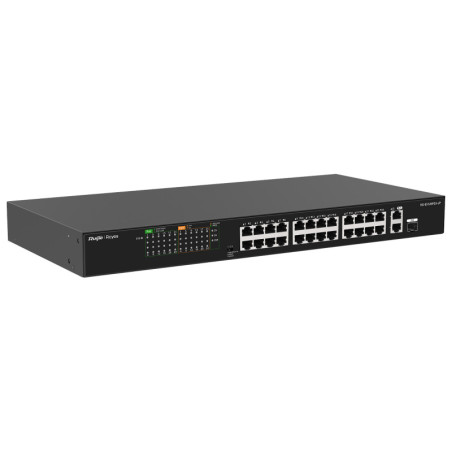 SWITCH POE RG-ES126FGS-LP 24-PORTOWY + 2X UPLINK + 1X SFP REYEE