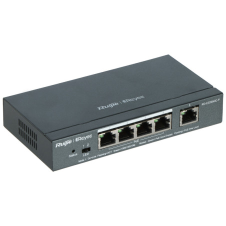 SWITCH POE RG-ES205GC-P 4-PORTOWY + 1X UPLINK REYEE