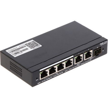 SWITCH POE RG-ES206GS-P 4-PORTOWY + 2X UPLINK + 1X SFP REYEE