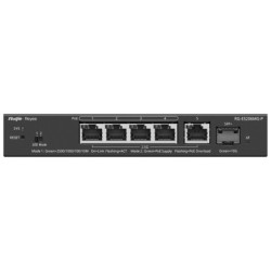 SWITCH POE RG-ES206MG-P 4-PORTOWY + 1X UPLINK + 1X SFP+ REYEE