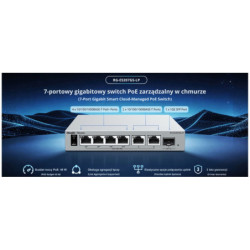 SWITCH POE RG-ES207GS-LP 4-PORTOWY + 2X UPLINK + 1X SFP REYEE